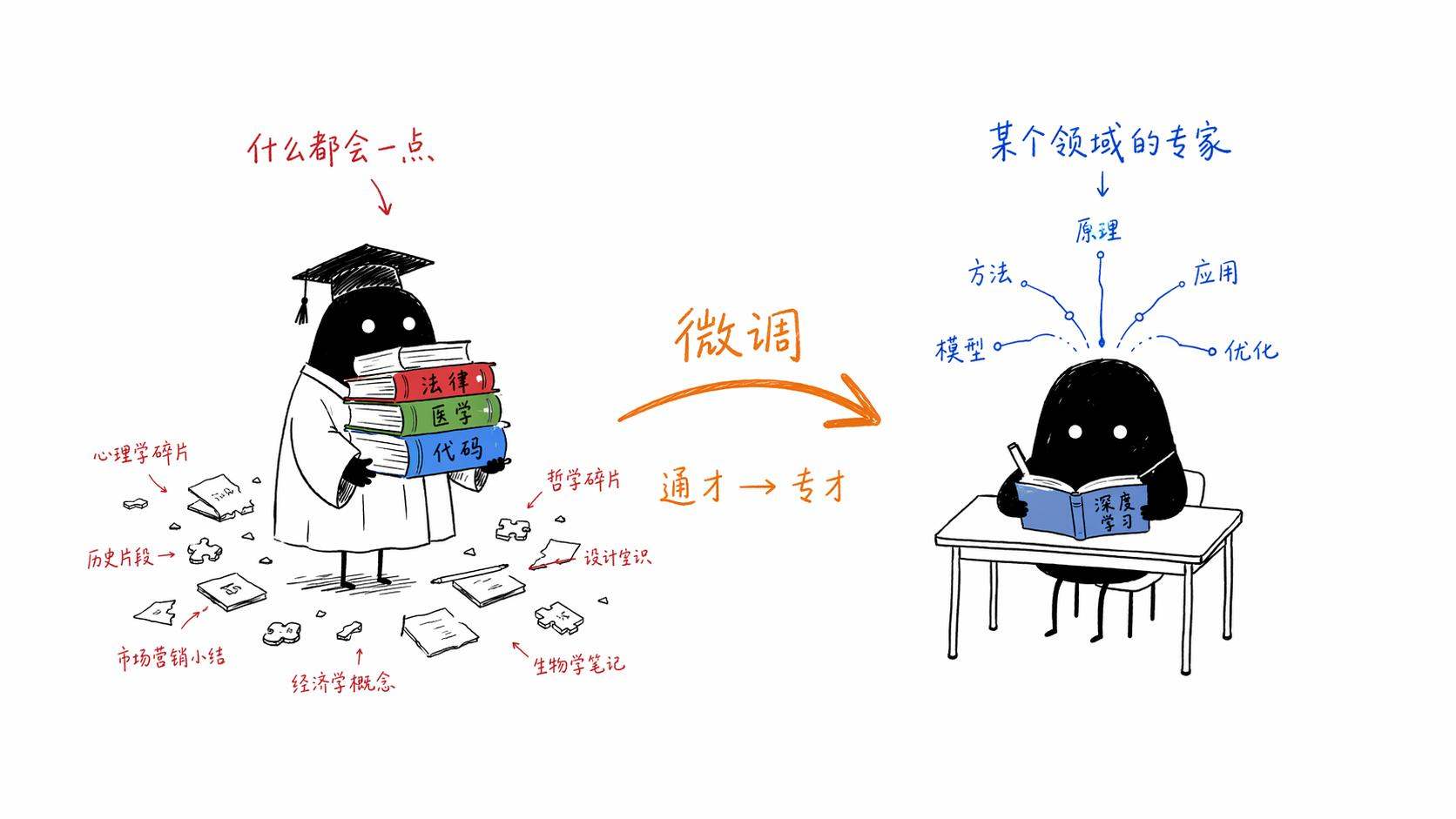 通才毕业生到专业进修的转变