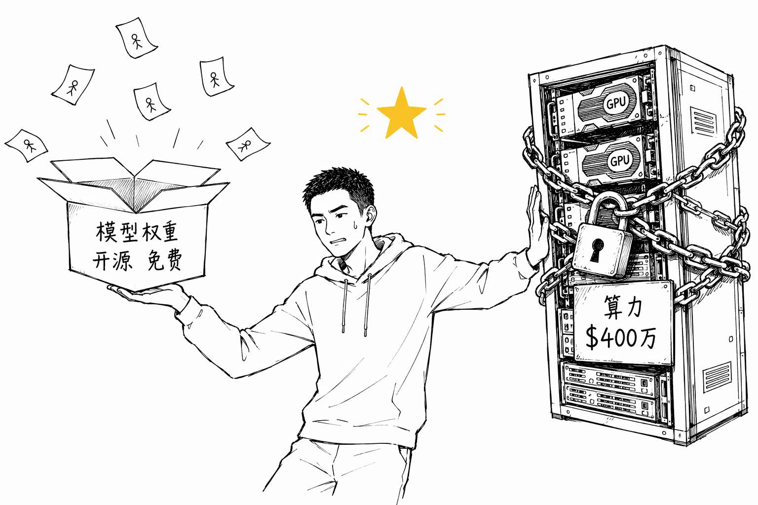 模型可以开源,算力永远不能开源