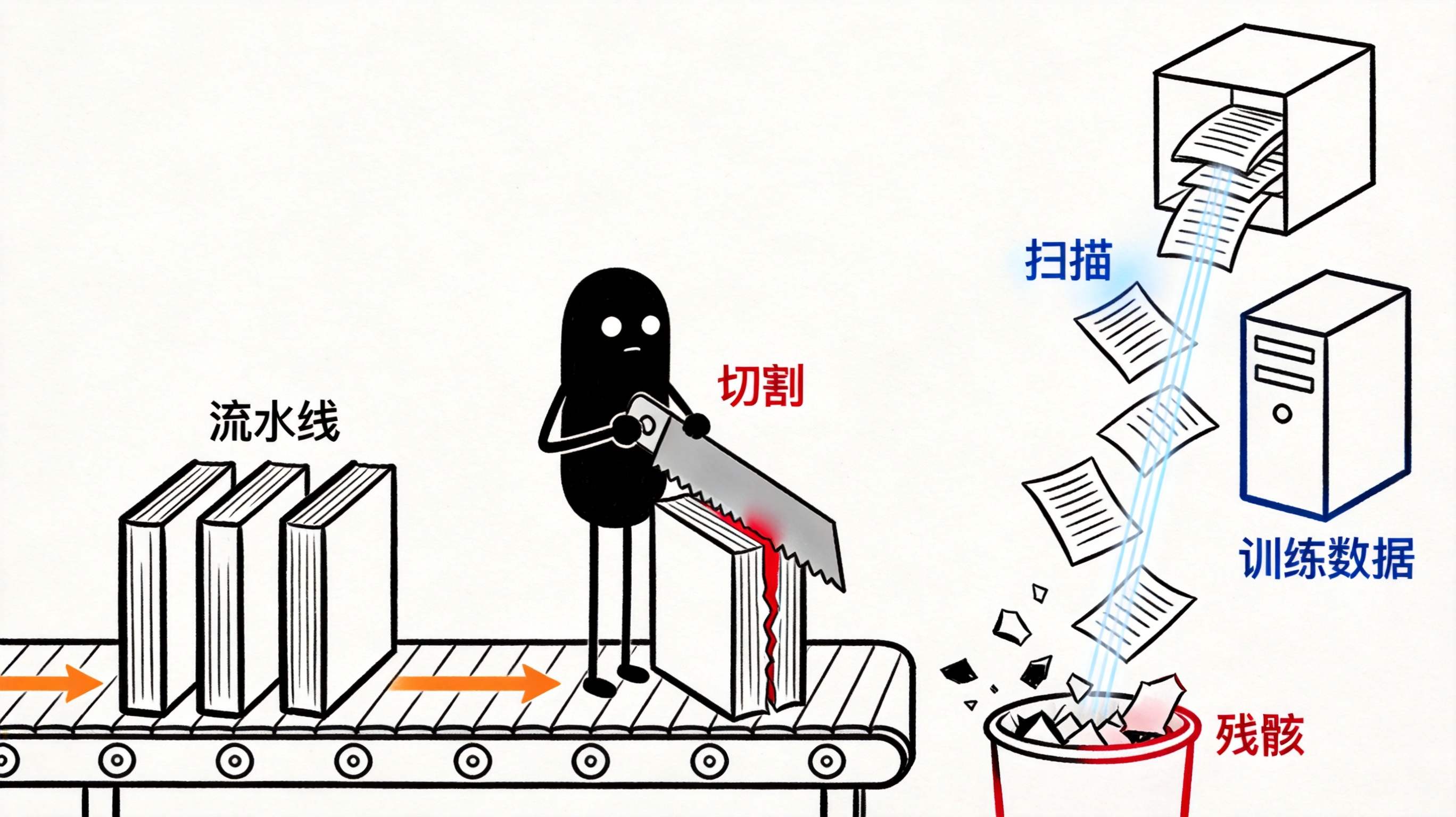 流水线：切割-扫描-销毁