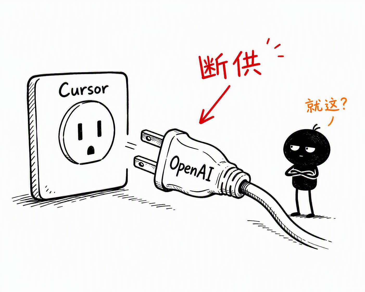 OpenAI 断供 Cursor